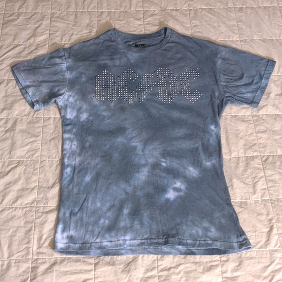 AC/DC tie dye women's top - Picture 3 of 4